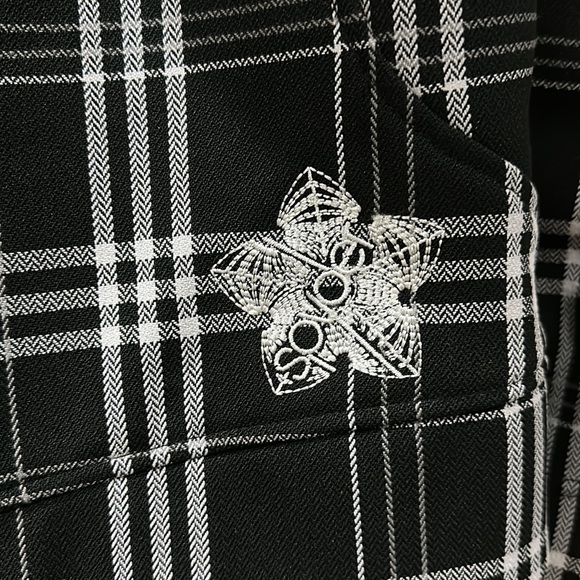 Spyder black & white plaid jacket - Picture 6 of 12